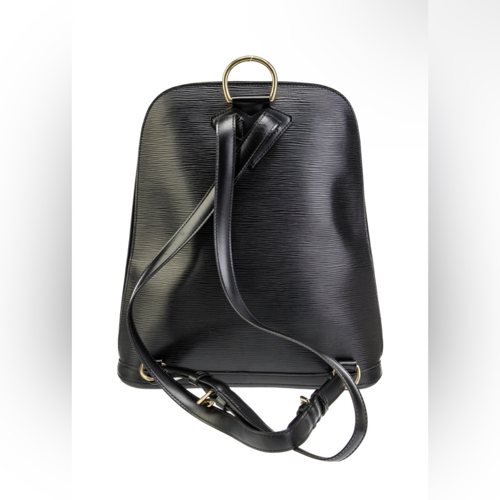 Louis Vuitton LV Black Epi Gobelins Backpack Bag Unisex Vintage Modern - Picture 14 of 15